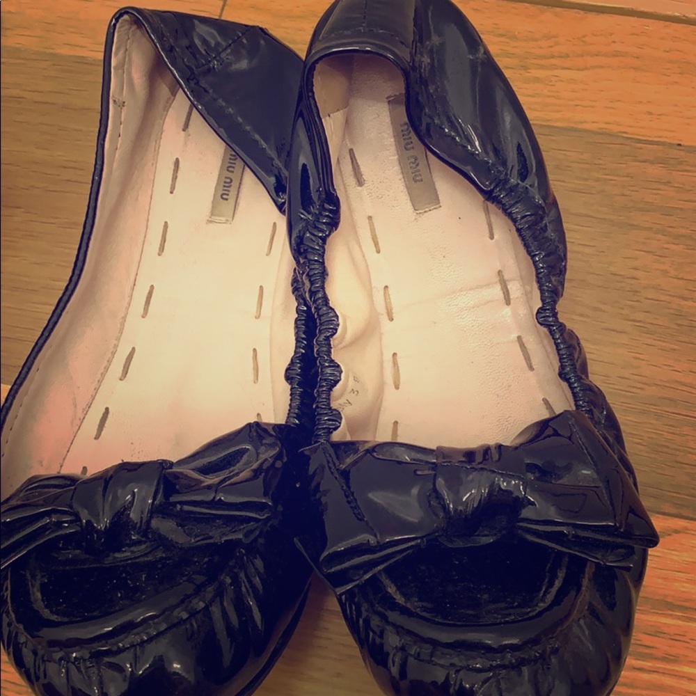 Authentic Miu Miu flats